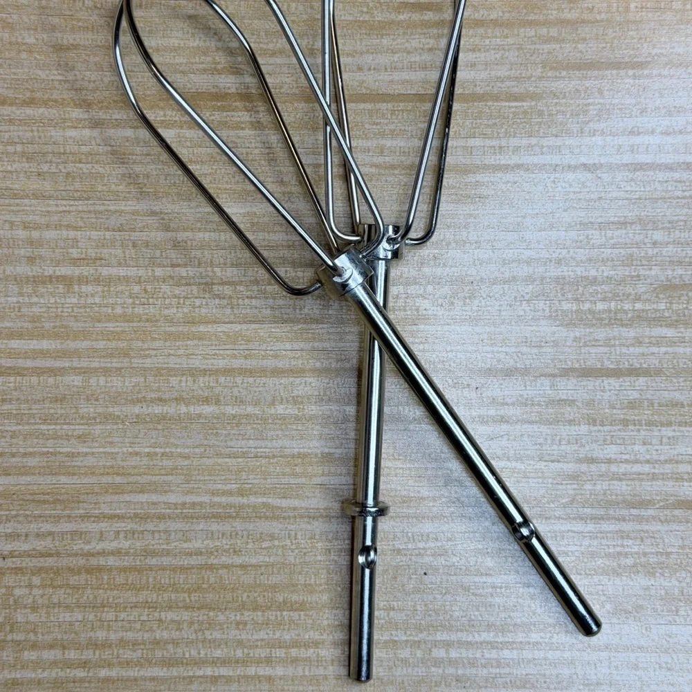 KitchenAid Hand Mixer turbo beaters Set Replacement Parts Silver Tone - Picture 10 of 10